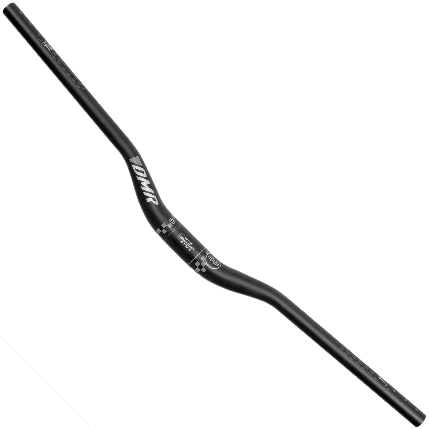 DMR Odub Vapour Blast MTB-styr sort 31,8 mm