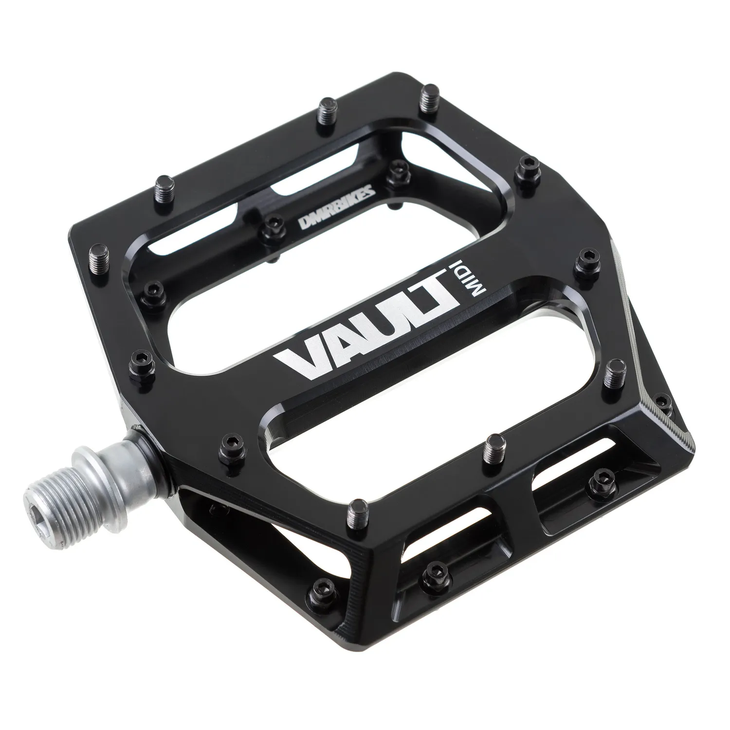 DMR Vault Midi platformpedaler sort medium alu