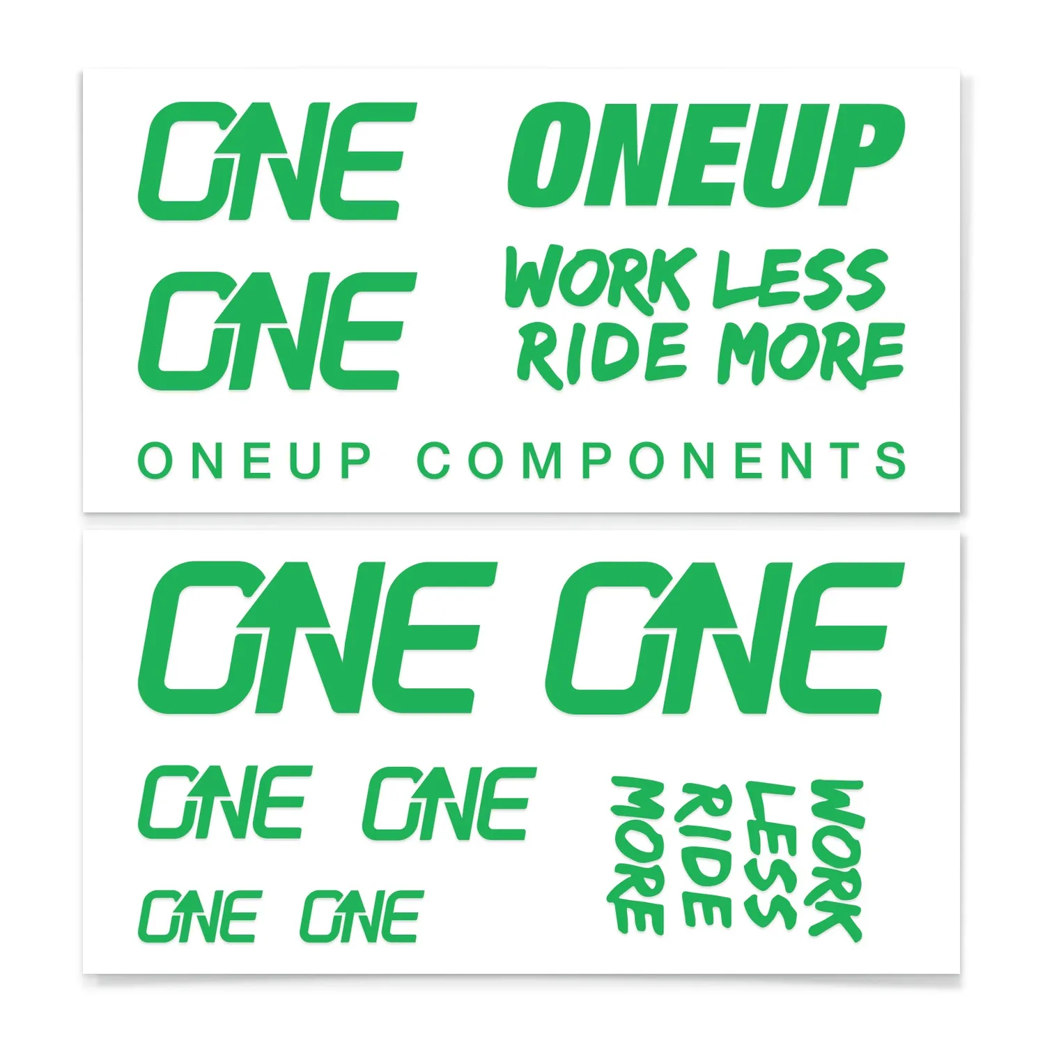 OneUp Carbon styr decals sæt lilla