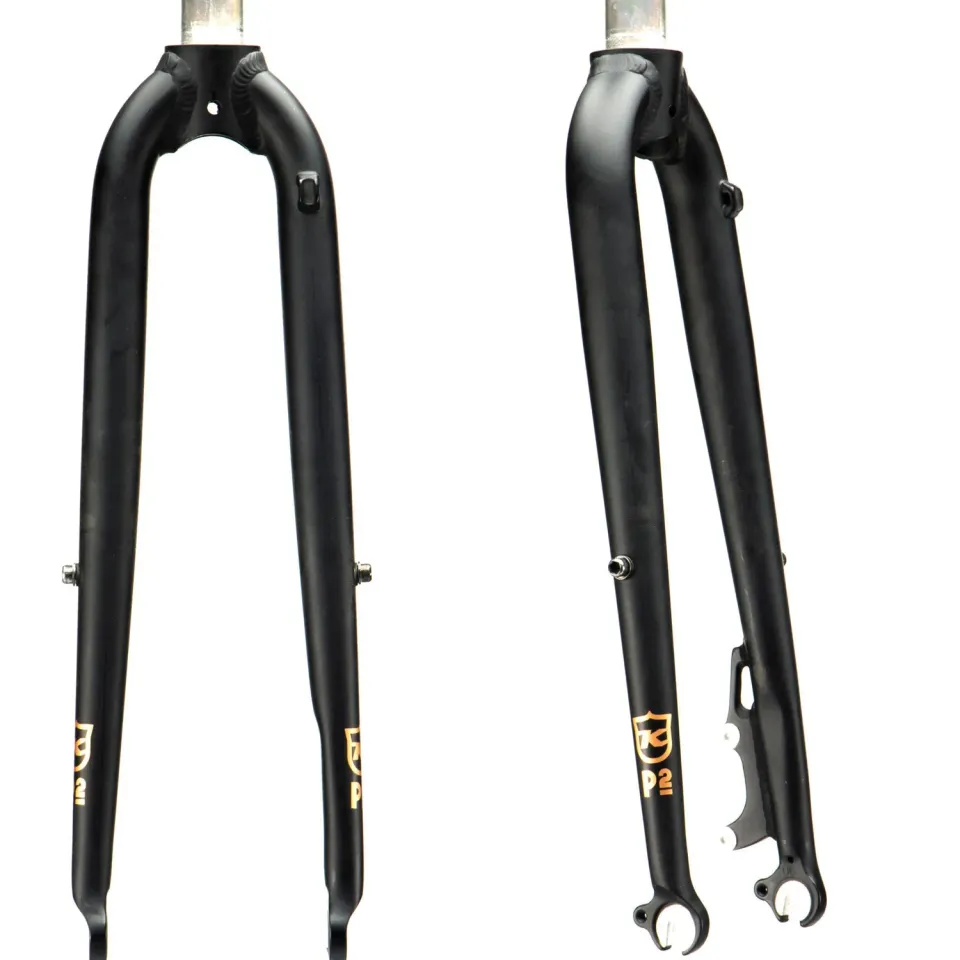 Kona Dew forgaffel aluminium 410 mm mat sort