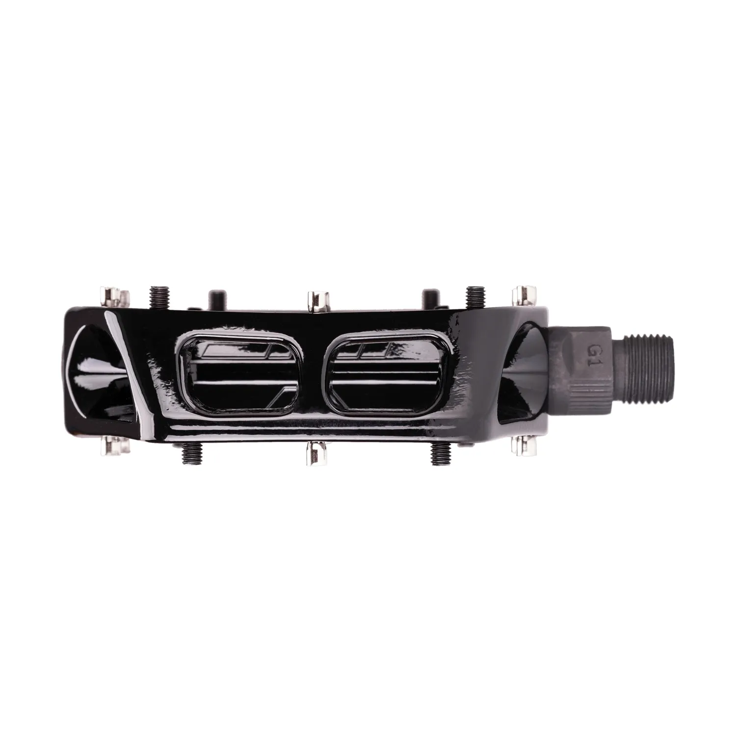 DMR V8 Classic platformpedal sort med konkav profil