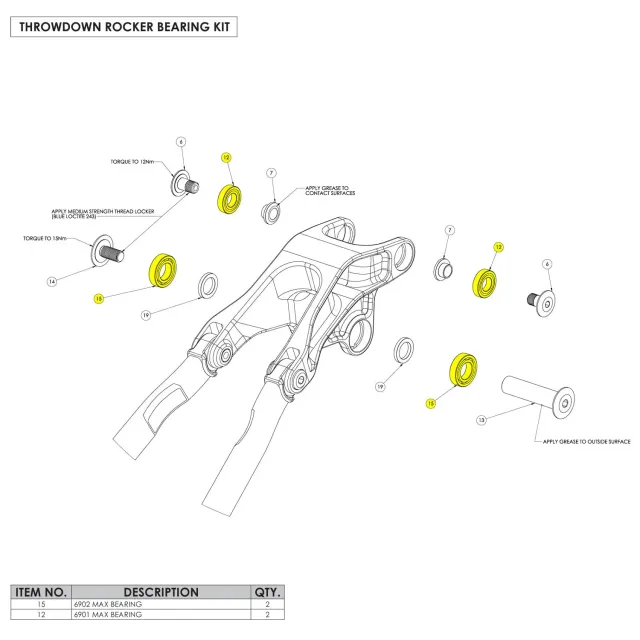 Chromag Throwdown Rocker Lejesæt Ramme