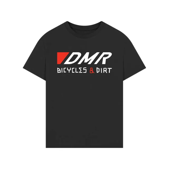 DMR Bicycles Dirt T-shirt sort økologisk bomuld