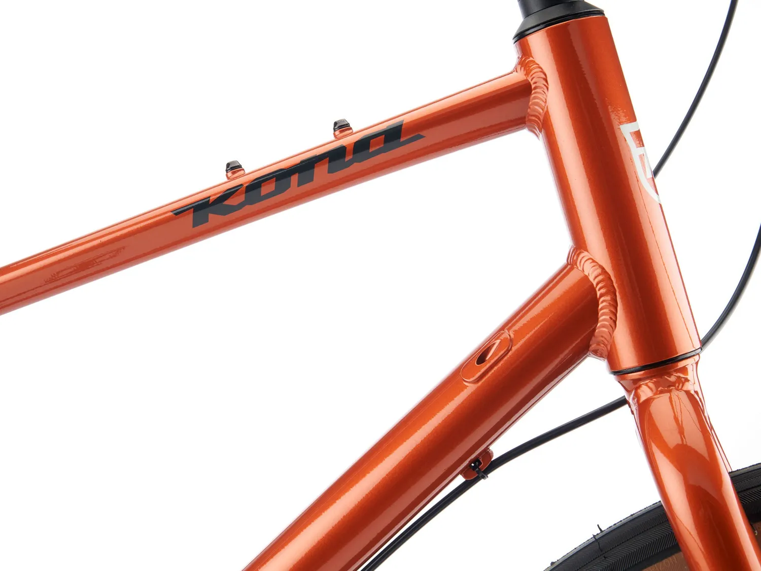 Kona Dew Plus citybike Orange MD hydraulisk