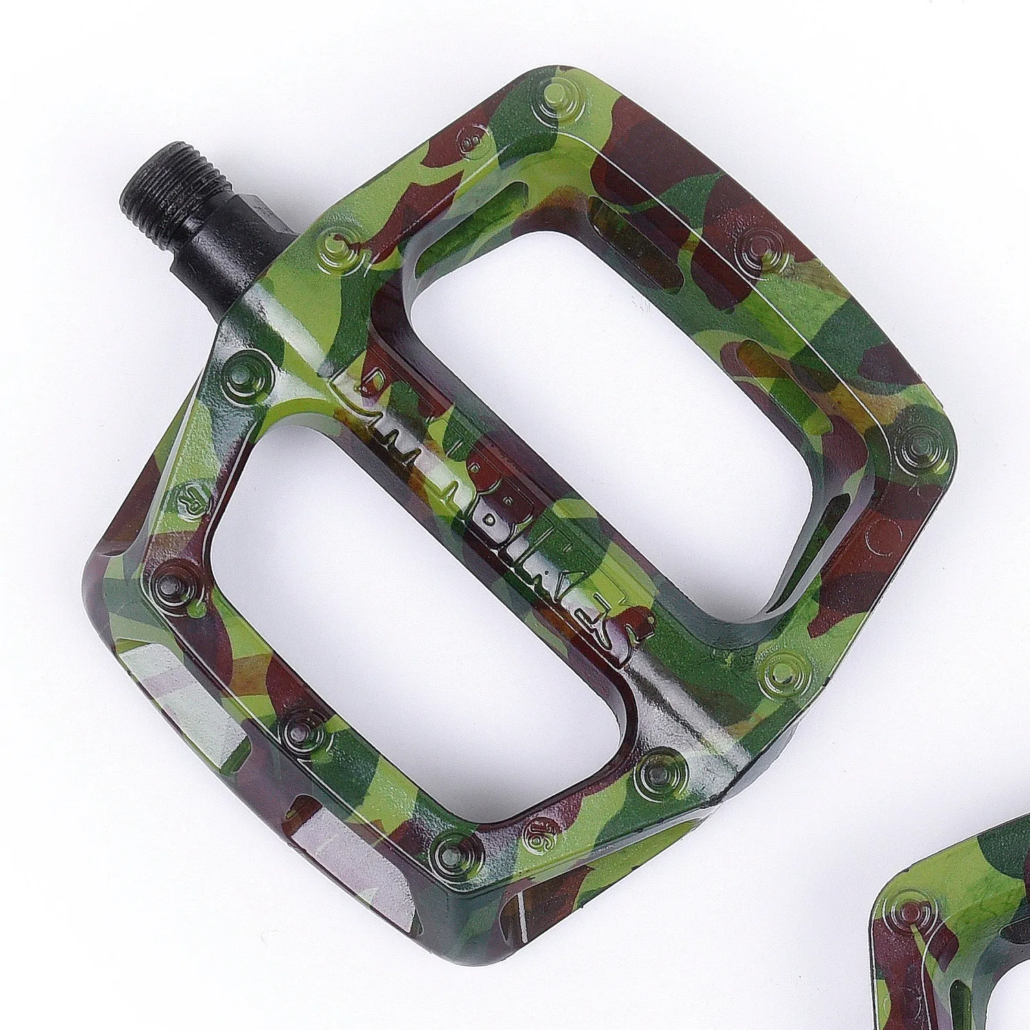 DMR V6 SE flat pedaler grøn nylon