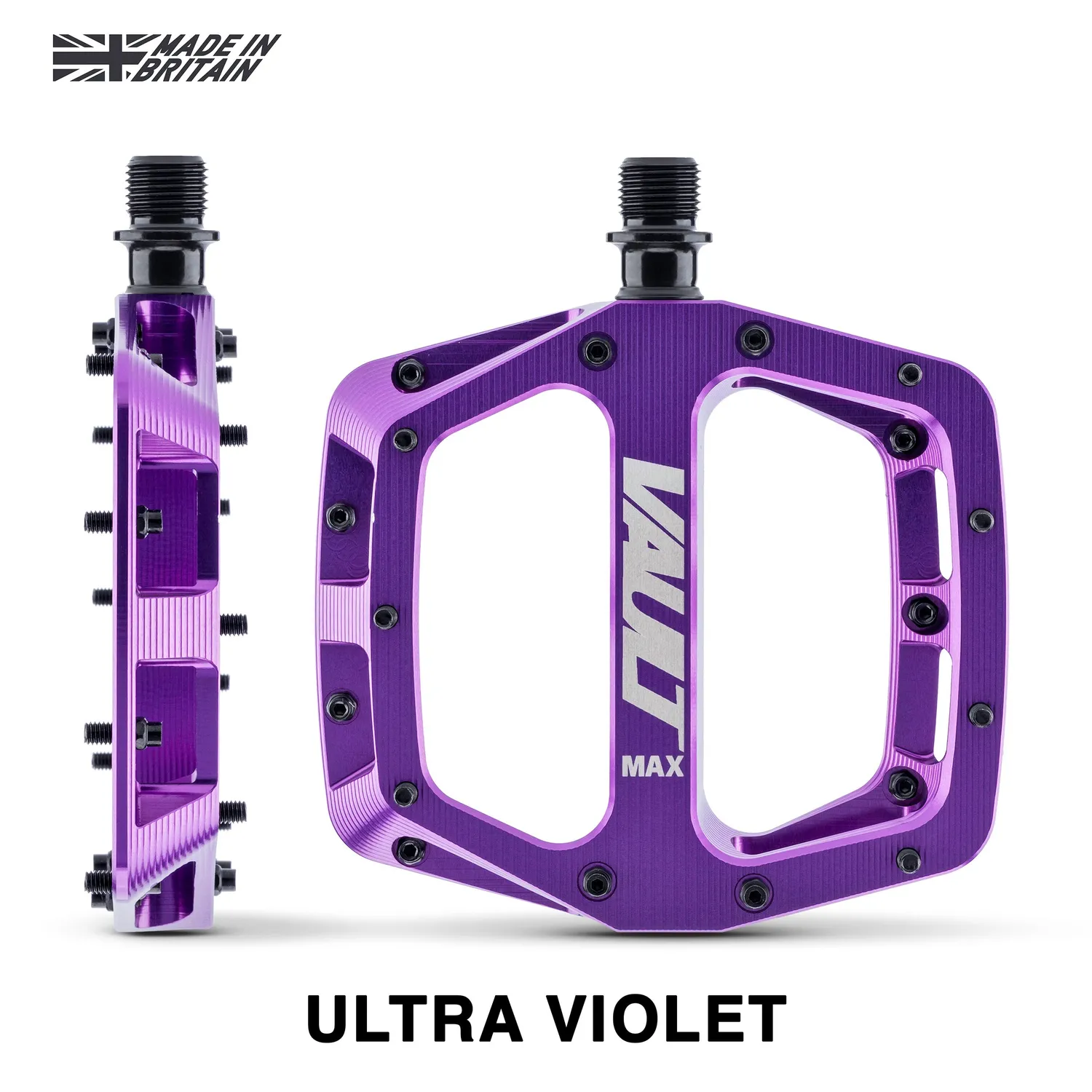DMR Bikes Vault Max platform pedaler Deep Black alu