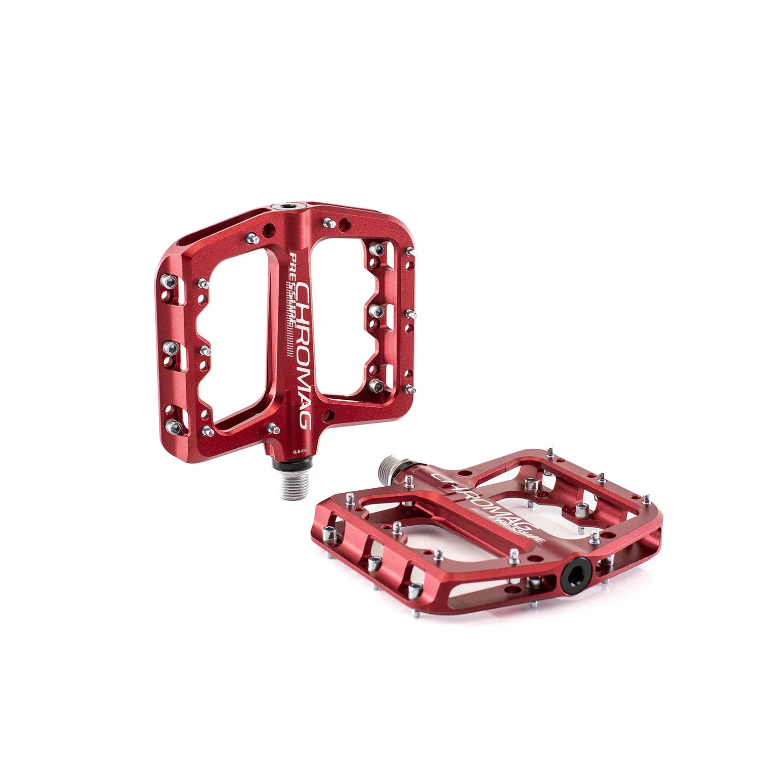 Chromag Pressure platformpedaler sort alloy