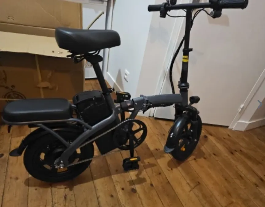 URLIFE F1L EU elcykel Black stelstørrelse by