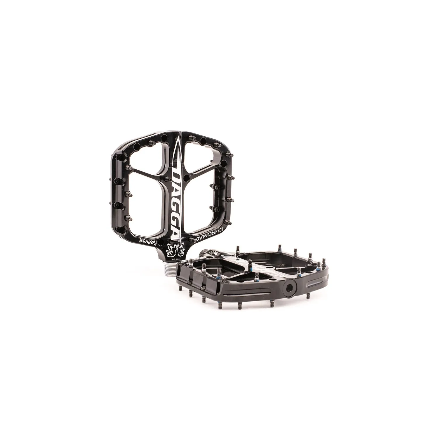 Chromag Dagga pedaler sort downhill alu
