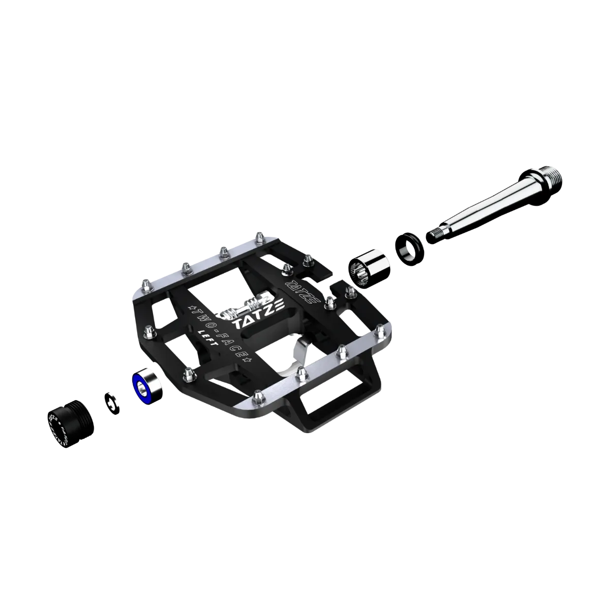 TATZE TWO-FACE kombipedaler Cr-Mo inkl. klamper