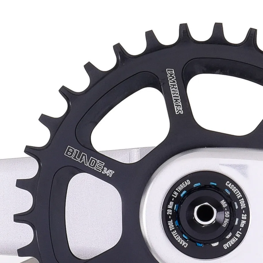 DMR Bikes Blade klinge sort 34T narrow wide