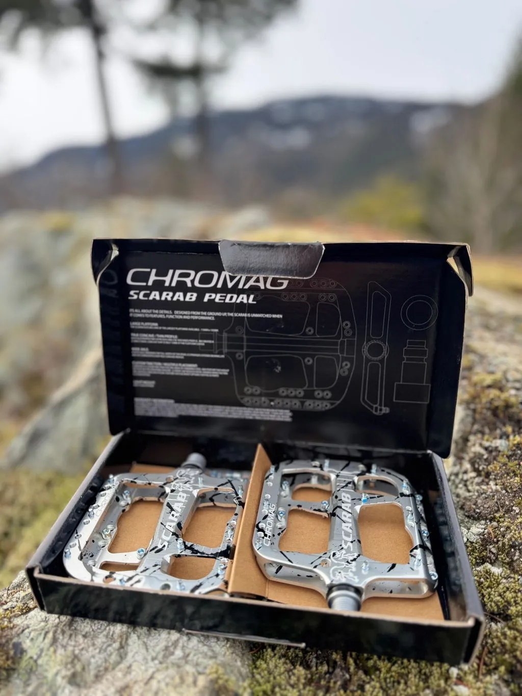 Chromag Scarab pedaler platform alloy sort