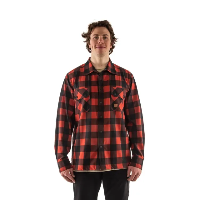 Chromag Burke langærmet cykeltrøje burnt red