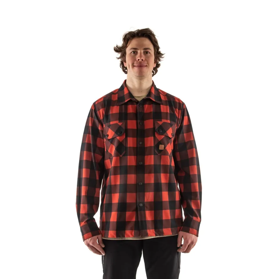 Chromag Burke langærmet cykeltrøje burnt red