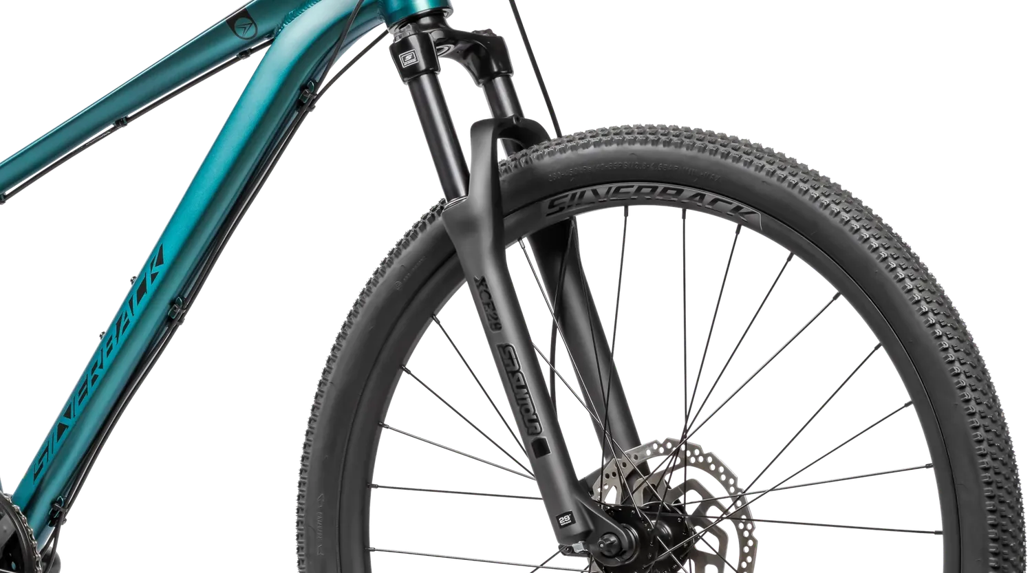 Silverback SE Series 7 mountainbike grå 21 gear 100 mm