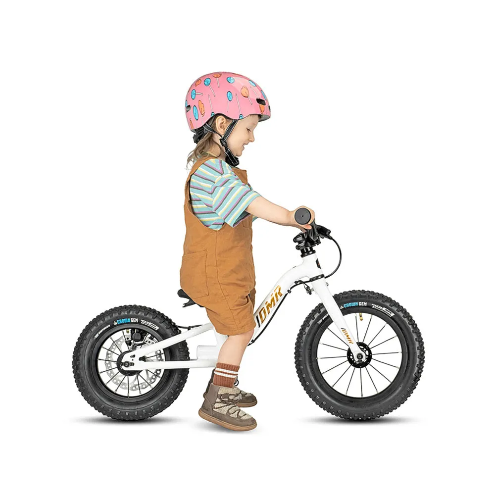 DMR Sidekick Balance løbecykel hvid 12/14 tommer stabil