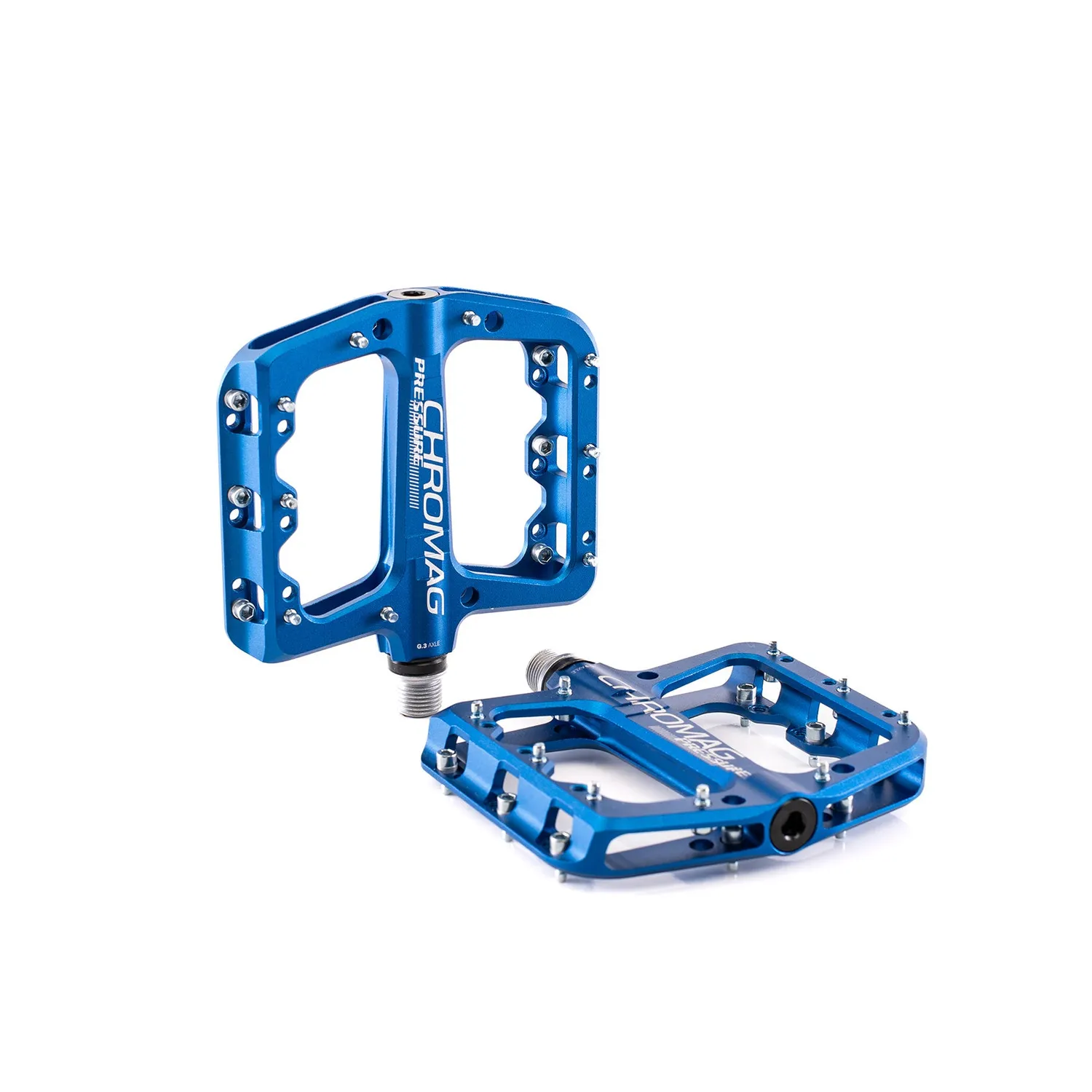 Chromag Pressure platformpedaler sort alloy
