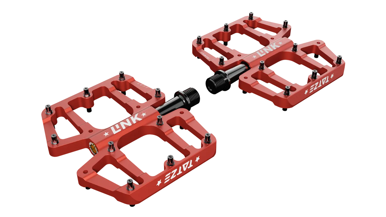 TATZE Link platformpedal flad sort