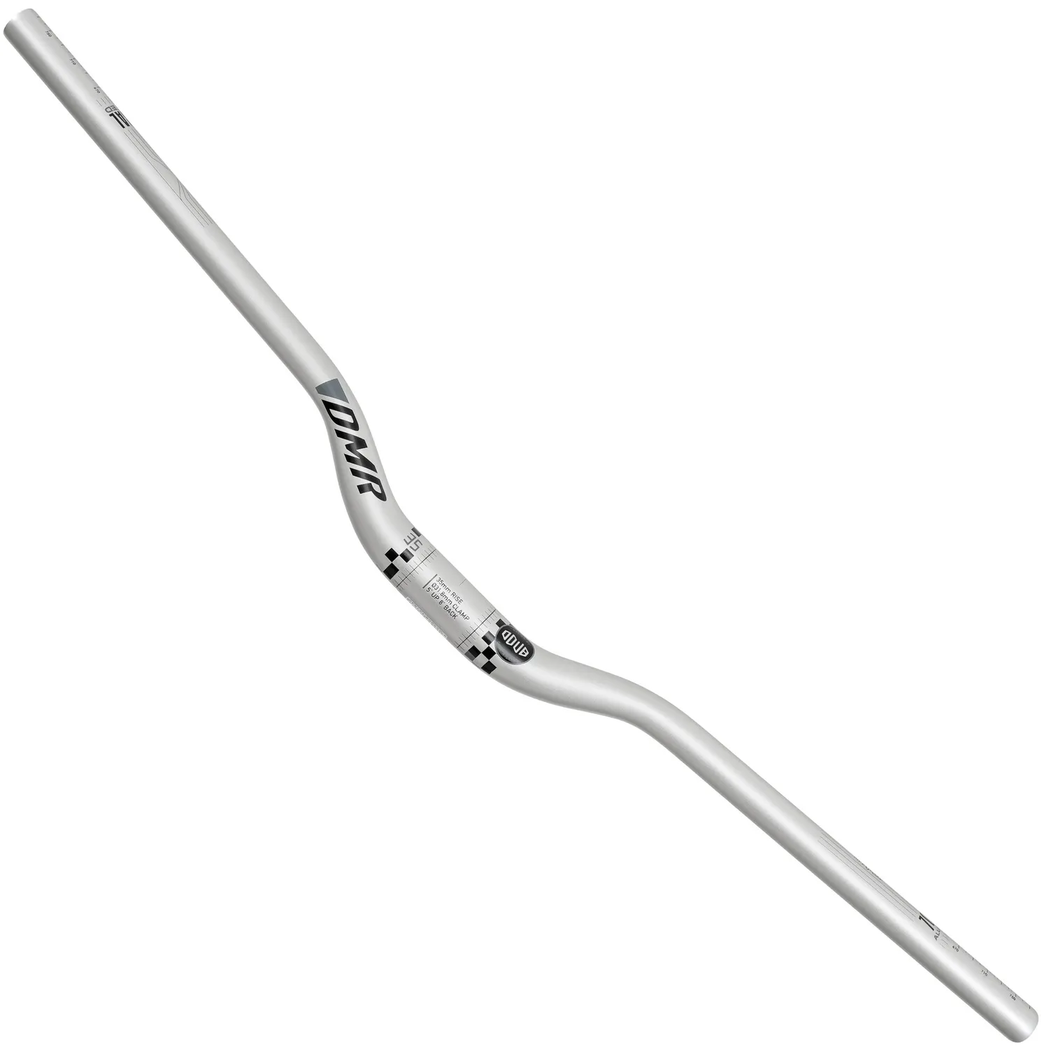 DMR Odub Vapour Blast MTB-styr sort 31,8 mm
