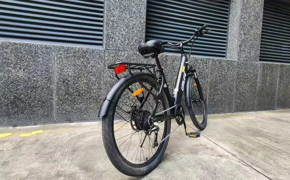 URLIFE E26 48V UK elcykel White testet på grus