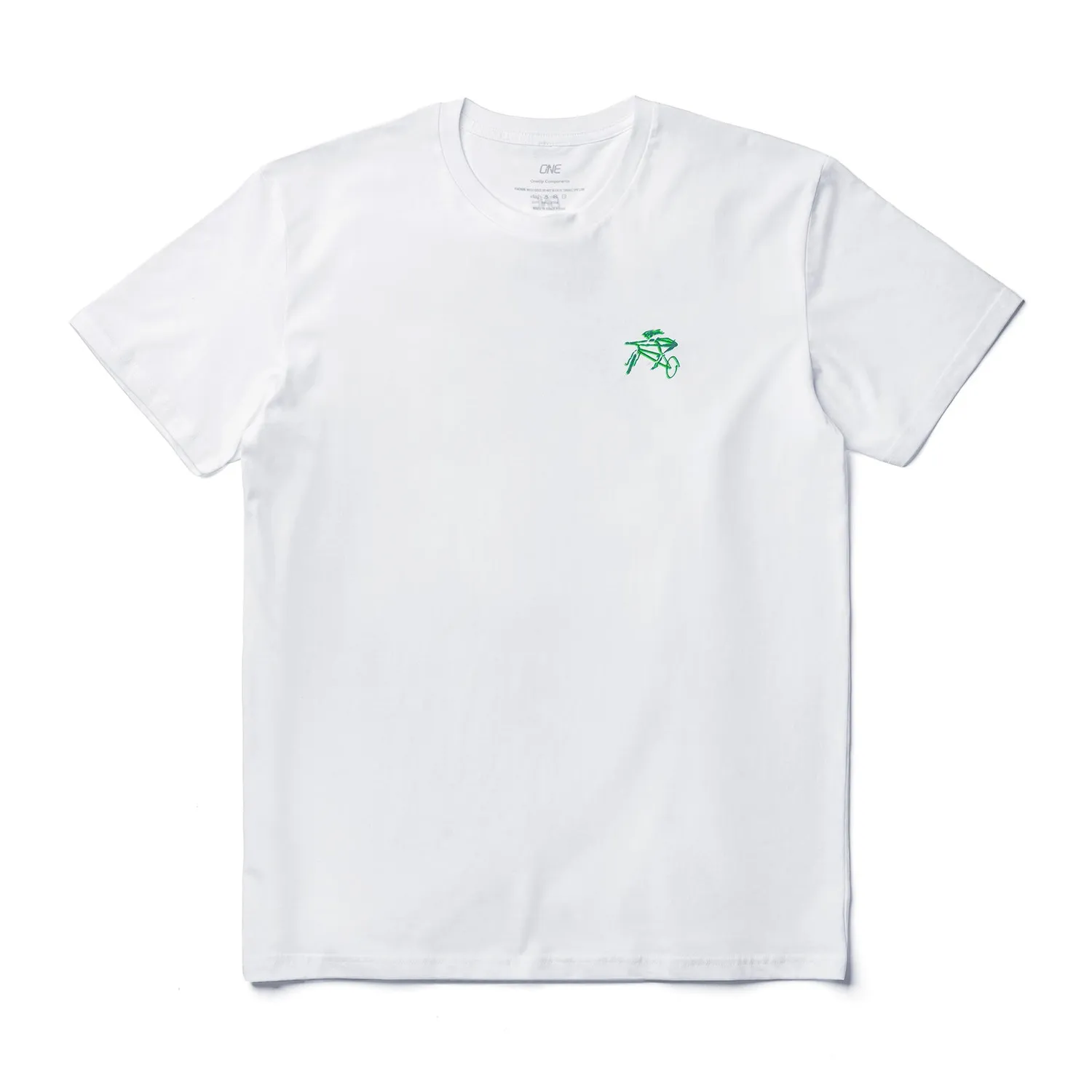 OneUp Work Less T-shirt hvid bomuld