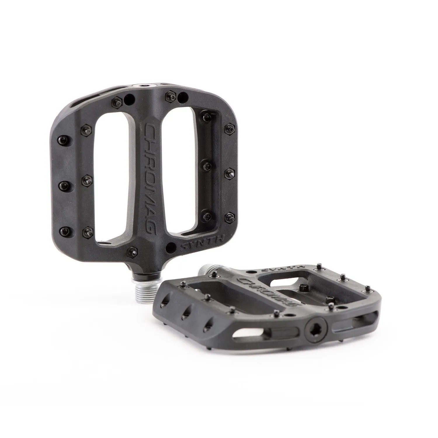 Chromag Synth platform pedaler sort nylon
