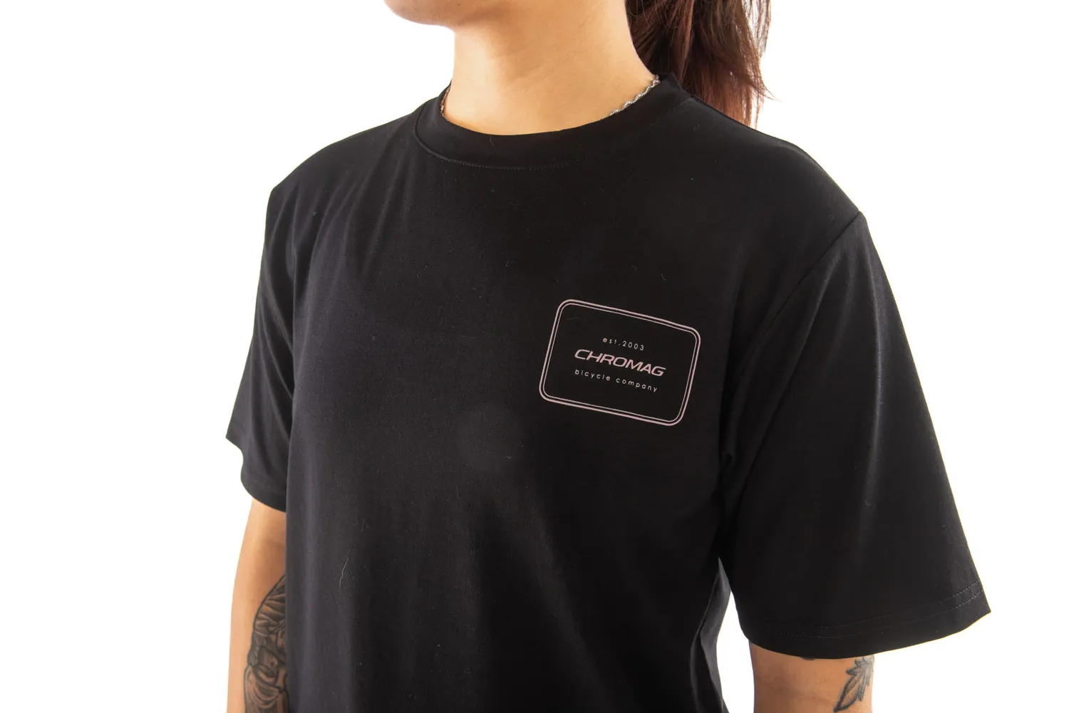 Chromag Em Tech Tee dametrøje sort M løs