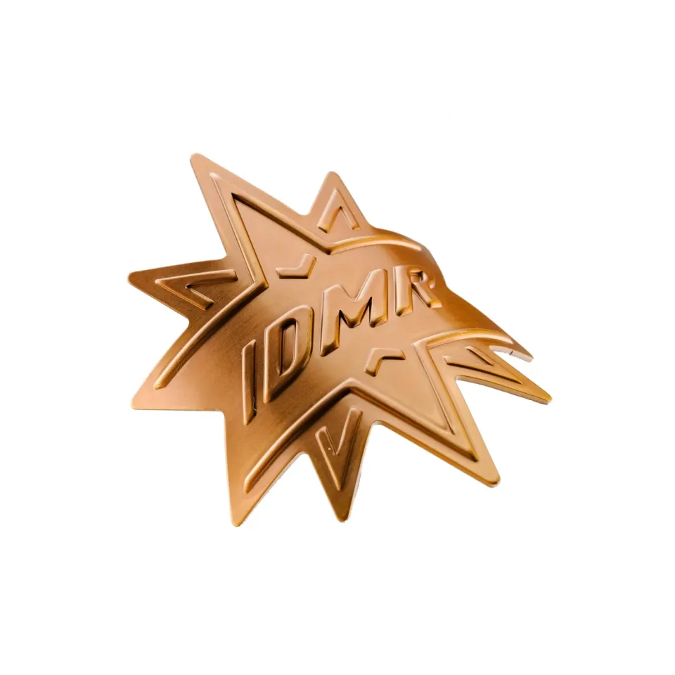 DMR Trailstar head badge emblem alu