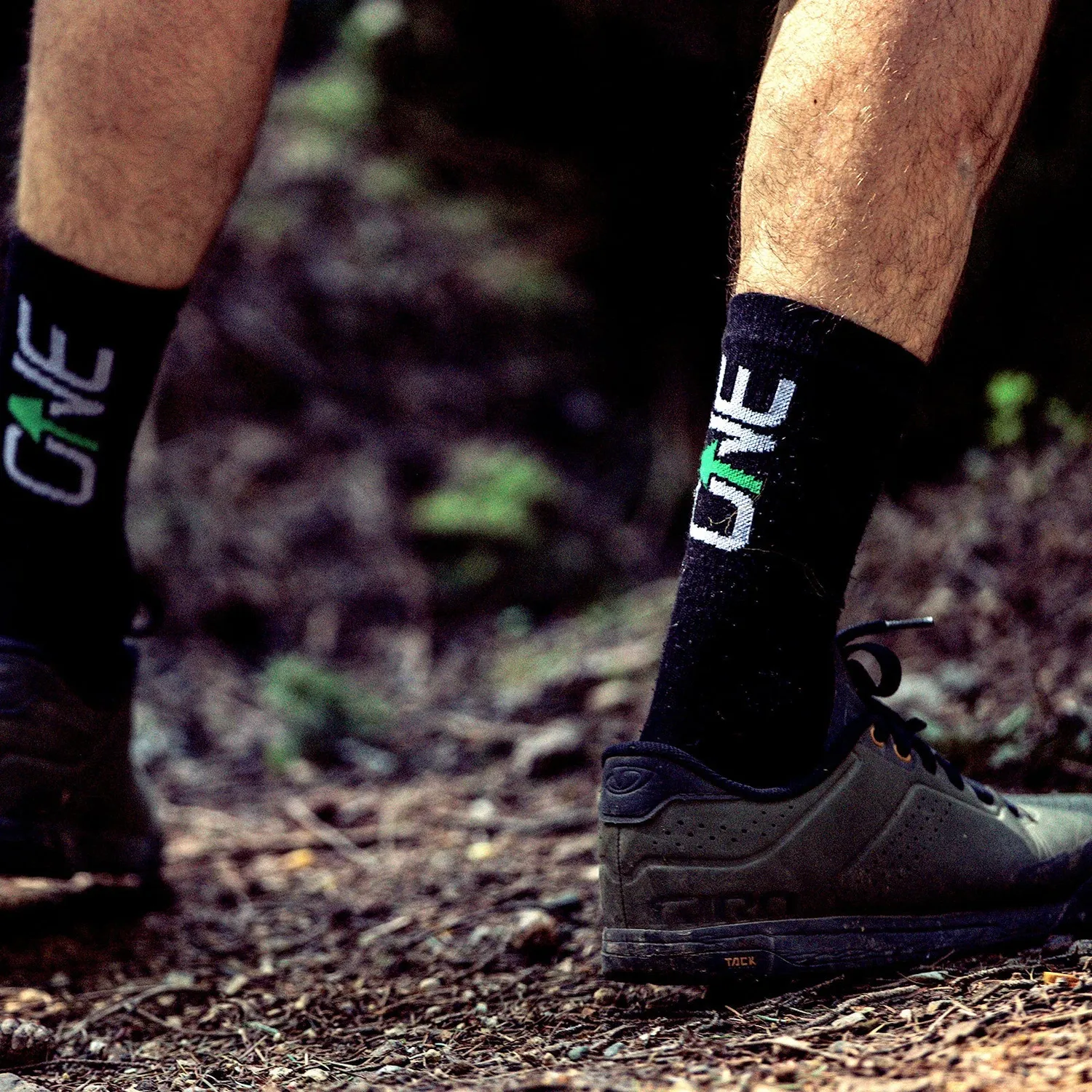 OneUp Riding Socks cykelstrømper L/XL – høj skaft