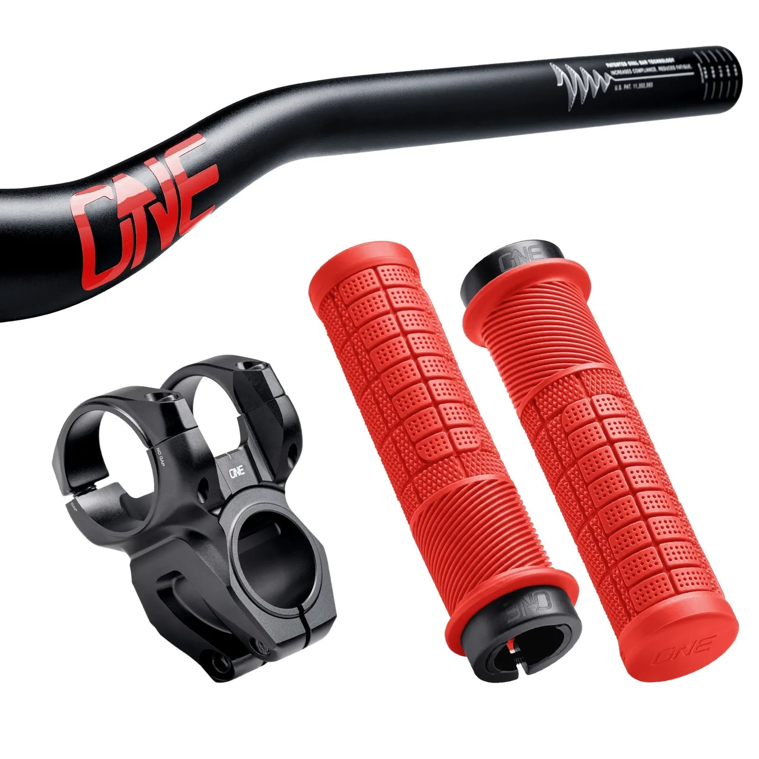 OneUp aluminium styr bundle cockpit 35mm rise