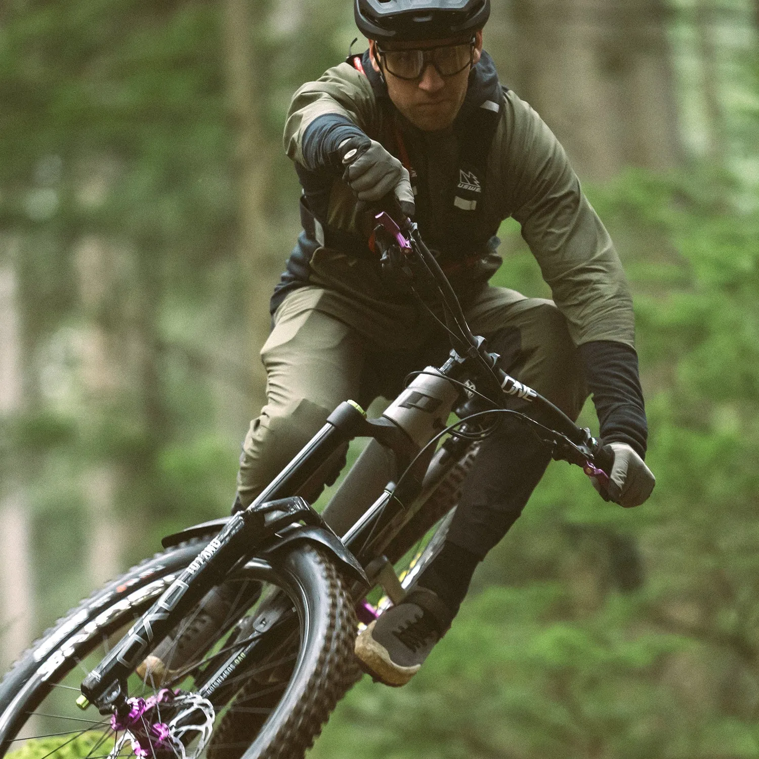 OneUp V2 carbonstyr 800mm 35mm rise E-MTB
