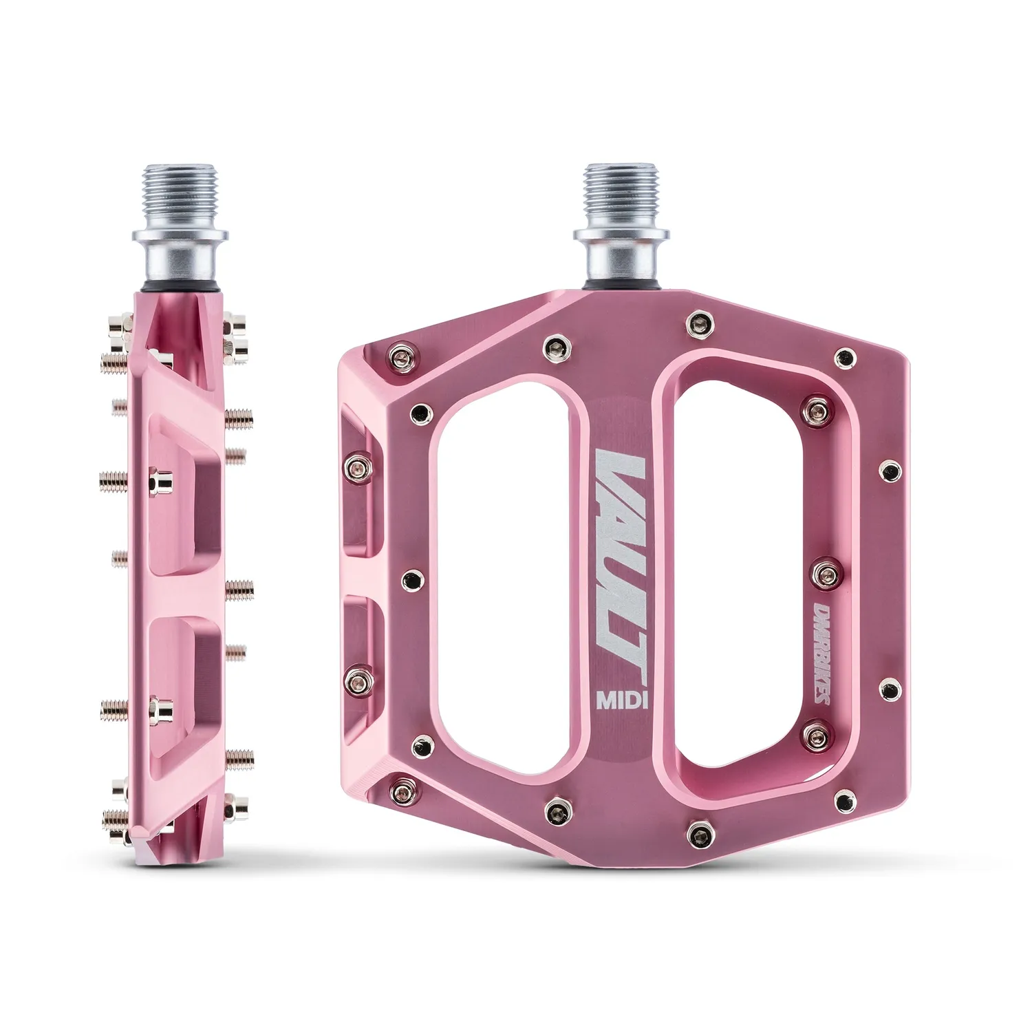 DMR Vault Midi platformpedaler sort medium alu