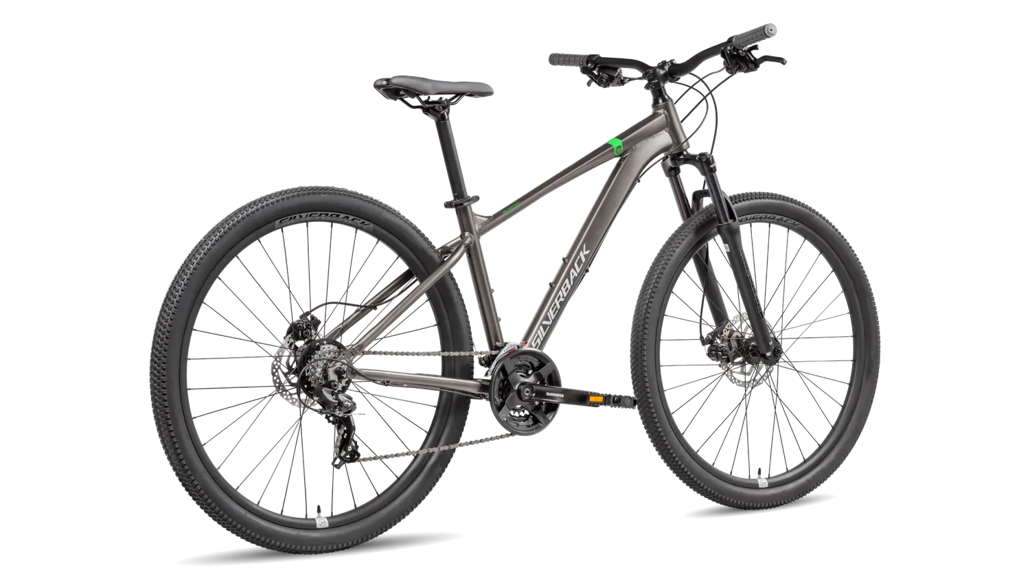 Silverback SE Series 7 mountainbike grå 21 gear 100 mm