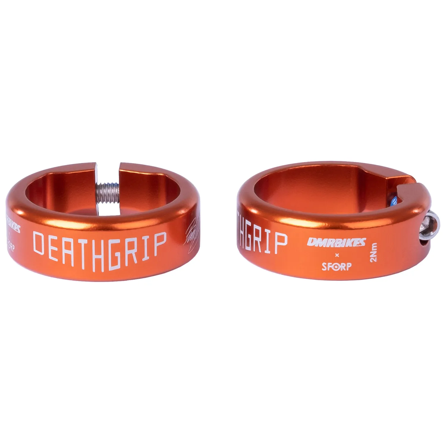 DMR Bikes Deathgrip Mk1 greb låseringe 2 stk matsort