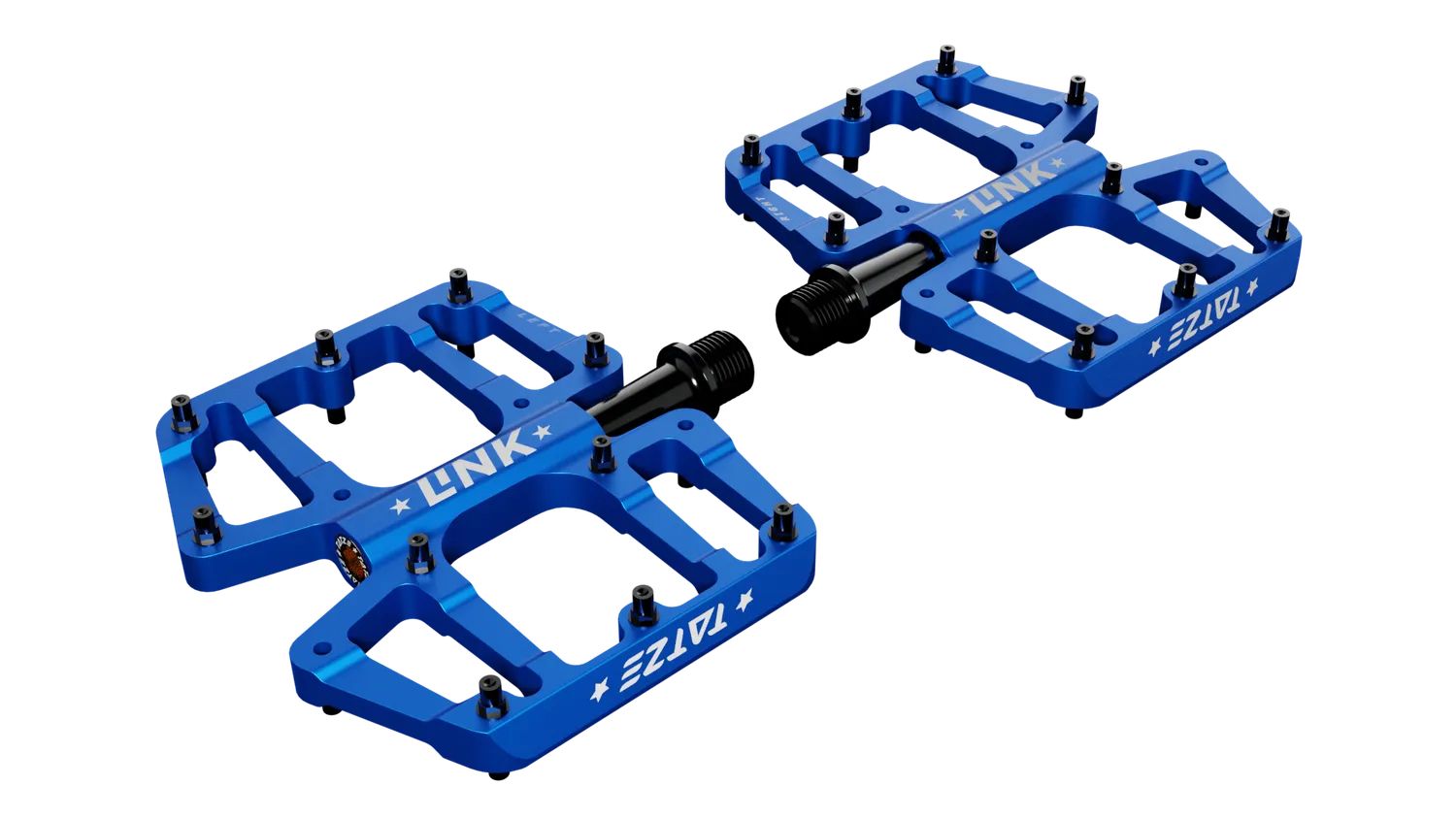 TATZE Link platformpedal flad sort