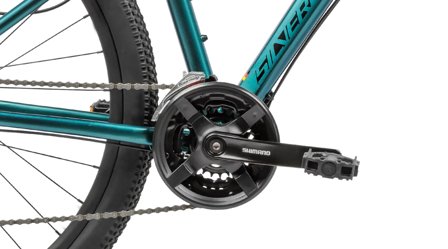 Silverback SE Series 7 mountainbike grå 21 gear 100 mm