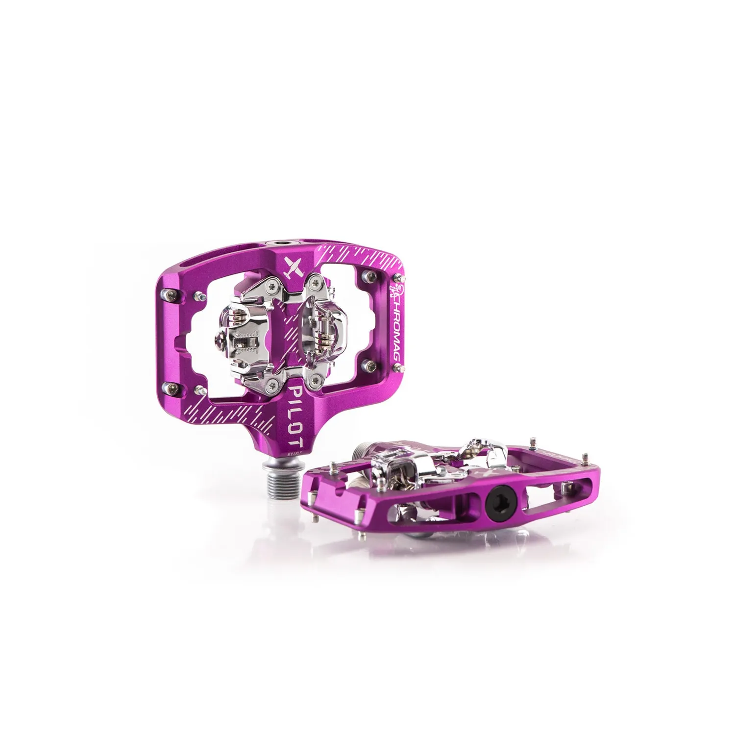 Chromag Pilot klikpedaler sort dobbeltsidet SPD