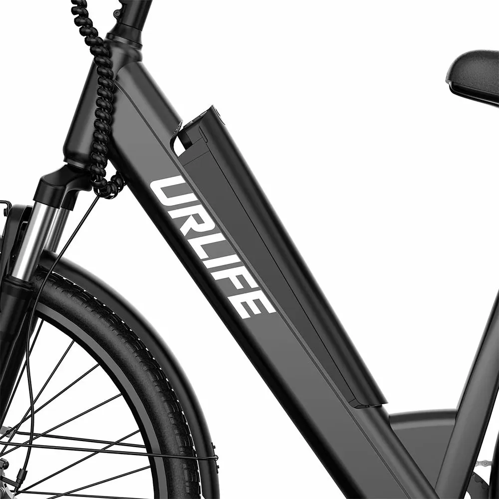 URLIFE E26 48V UK elcykel White testet på grus