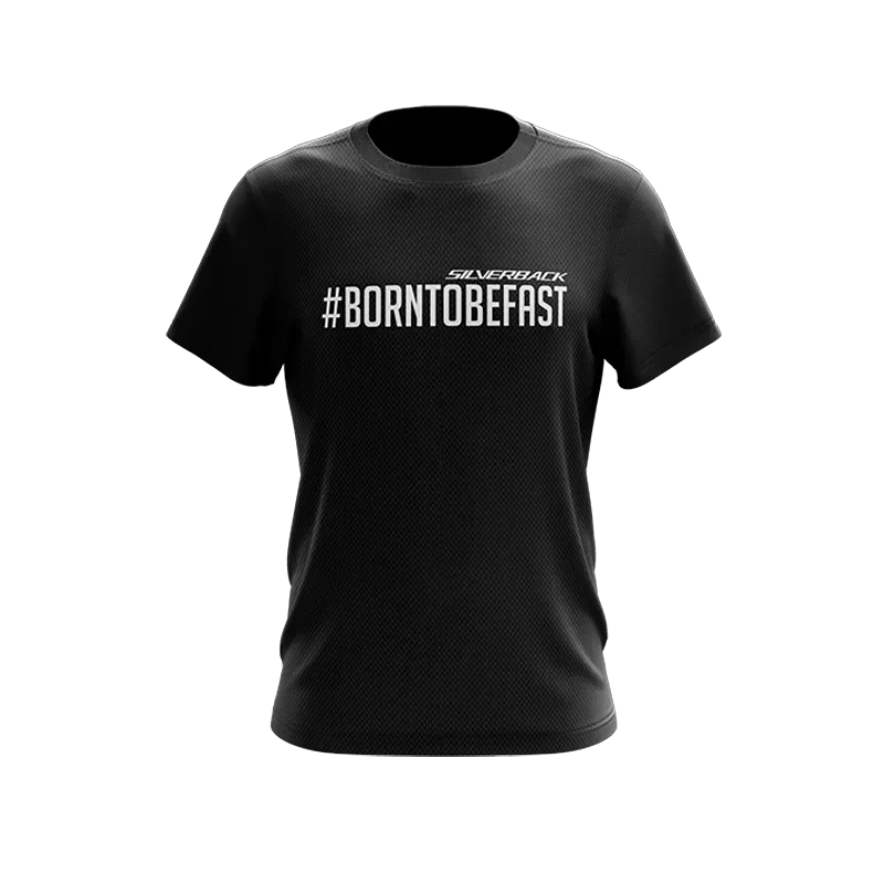 Silverback Born To Be Fast t-shirt sort – dry fit