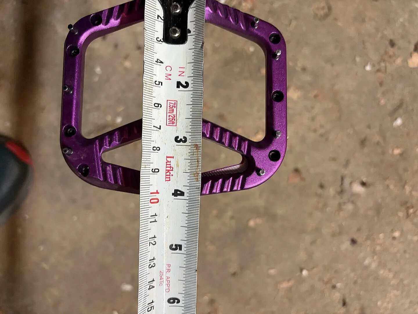 OneUp Aluminum platformpedaler sort tynde