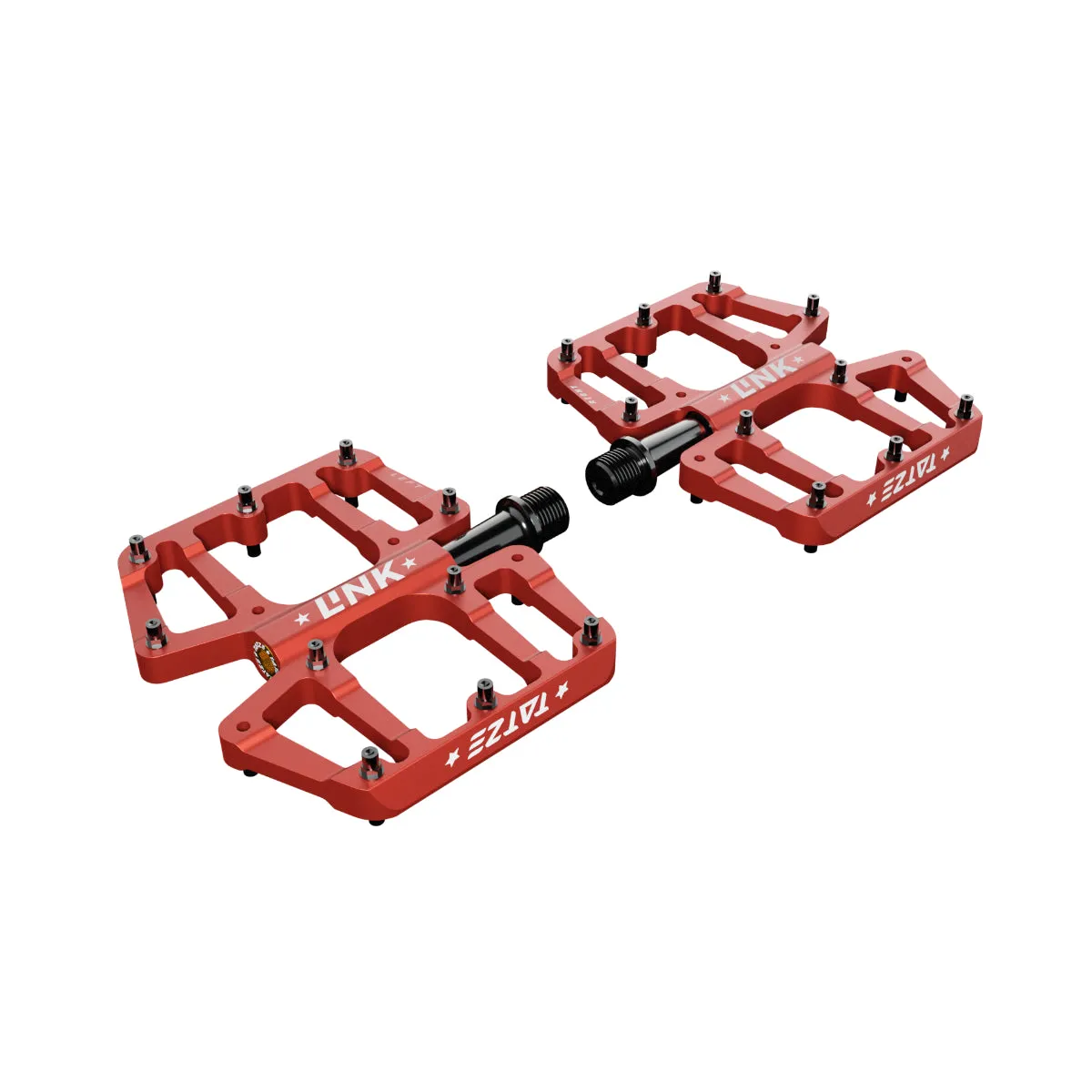TATZE LINK TI flatpedaler titanaksel – ultraflade