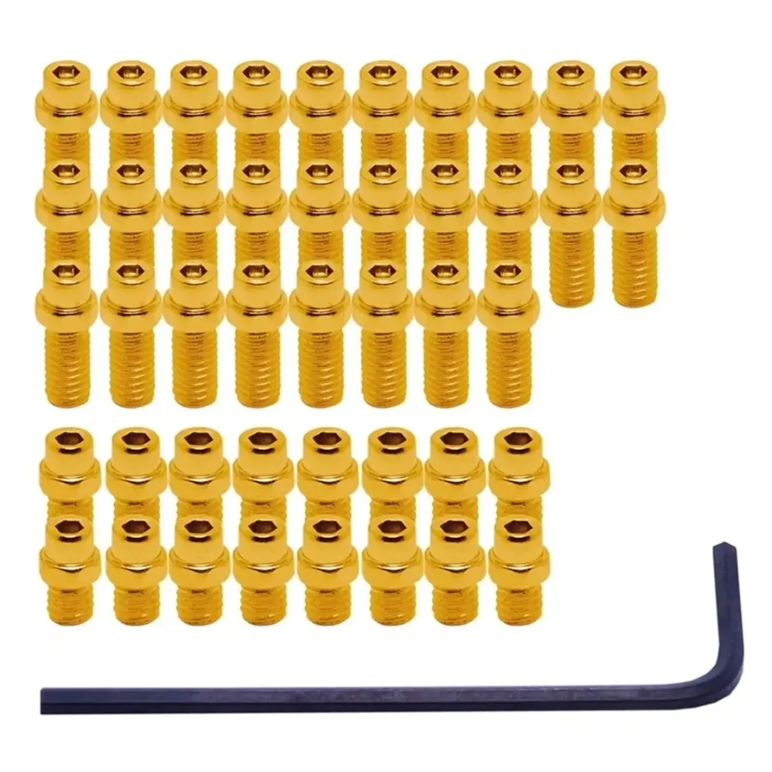 DMR Flip Pins pedalpins 44 stk sort stål