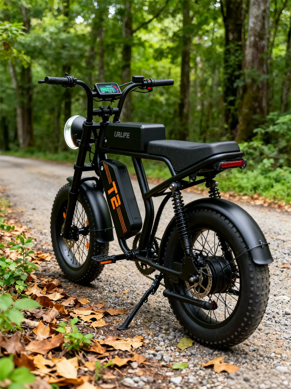 URLIFE T2 elcykel sort EU pendlerklar
