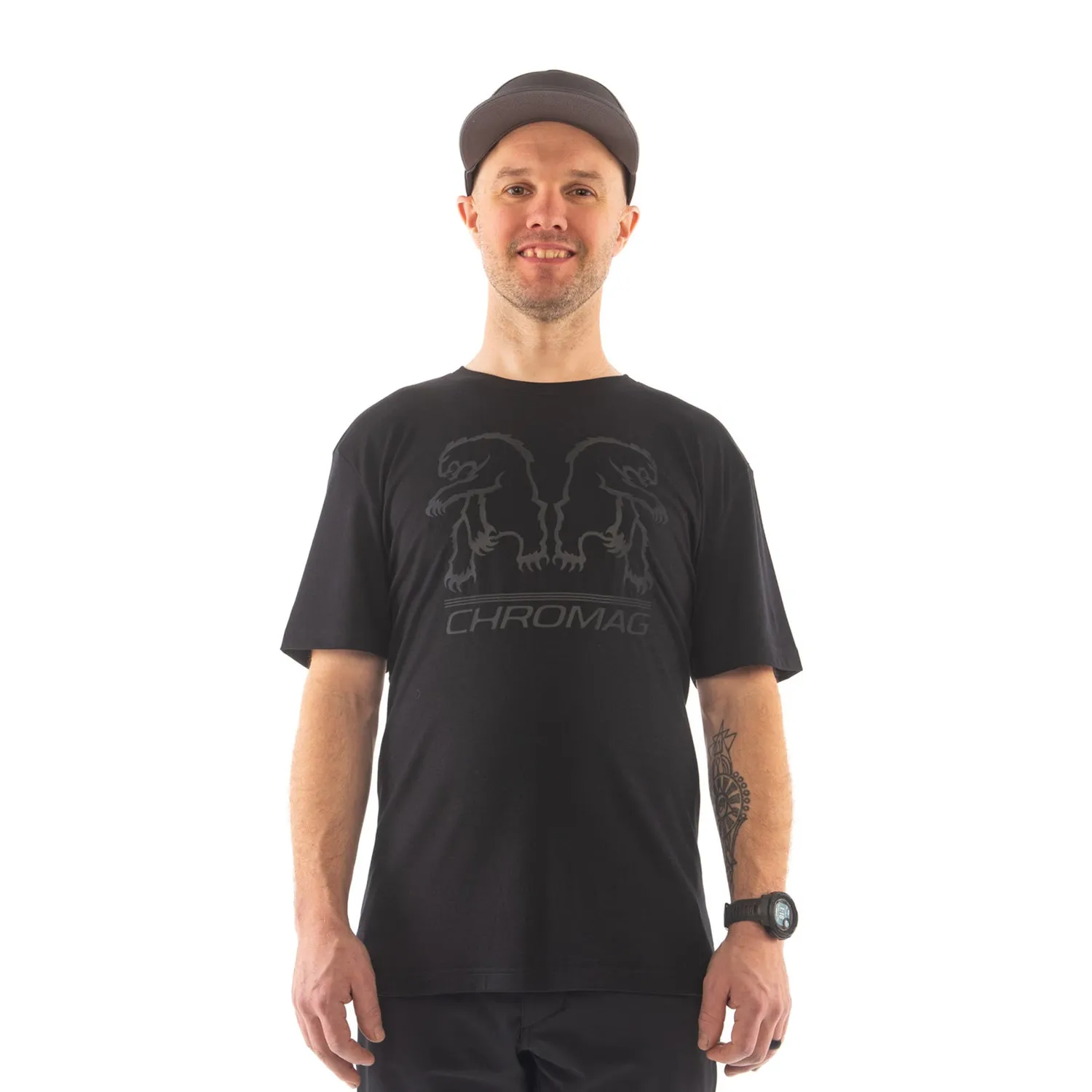 Chromag Key Tee herre T-shirt M sort