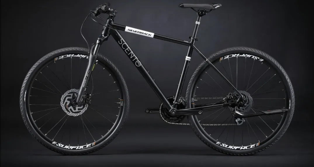 Silverback Scento Path HD hybridcykel Jet Black