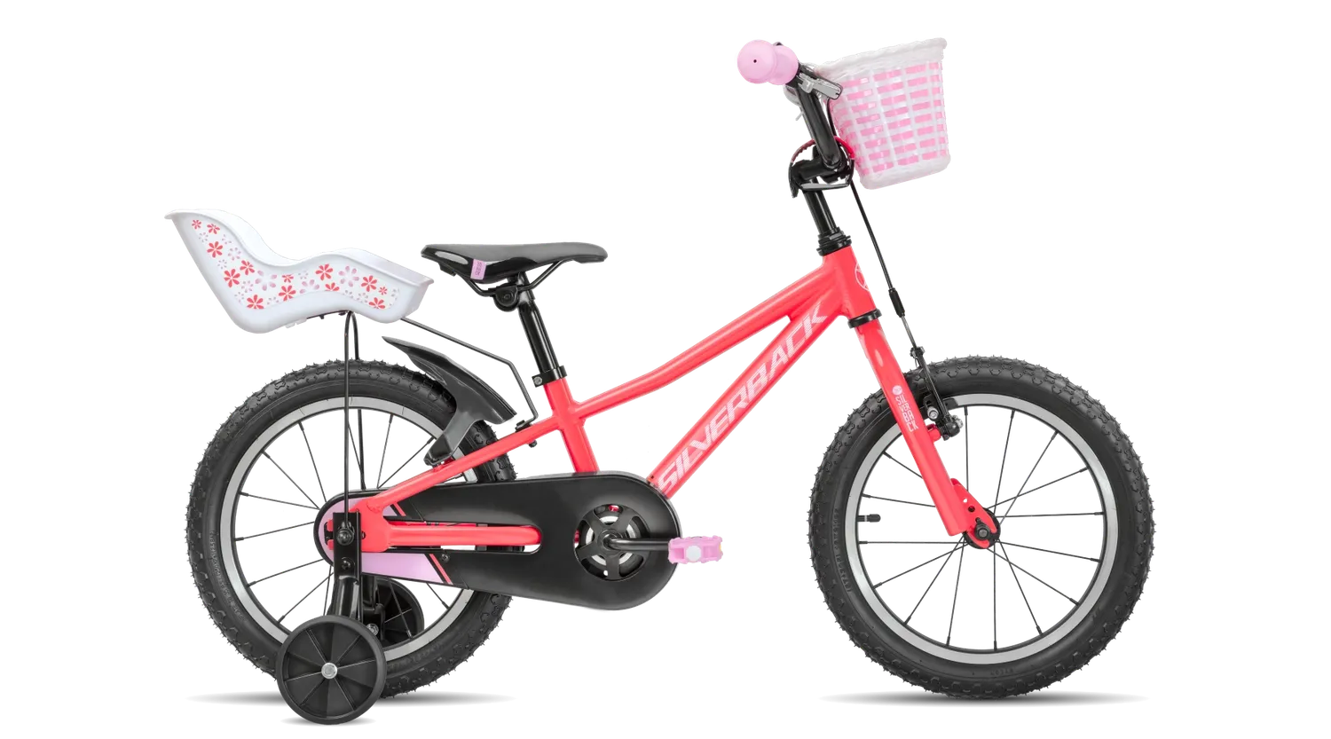 Silverback Skid 16 børnecykel 16" Moonwalk Grey alu