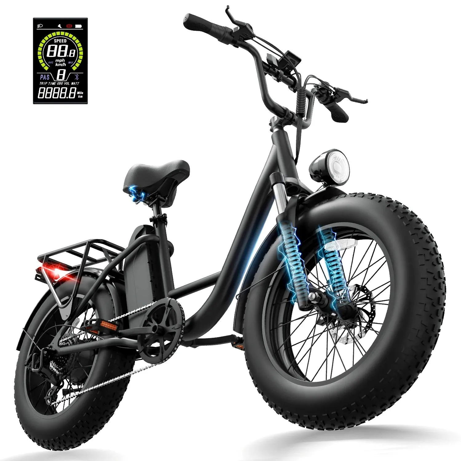 URLIFE E20 Pro elcykel sort EU-version