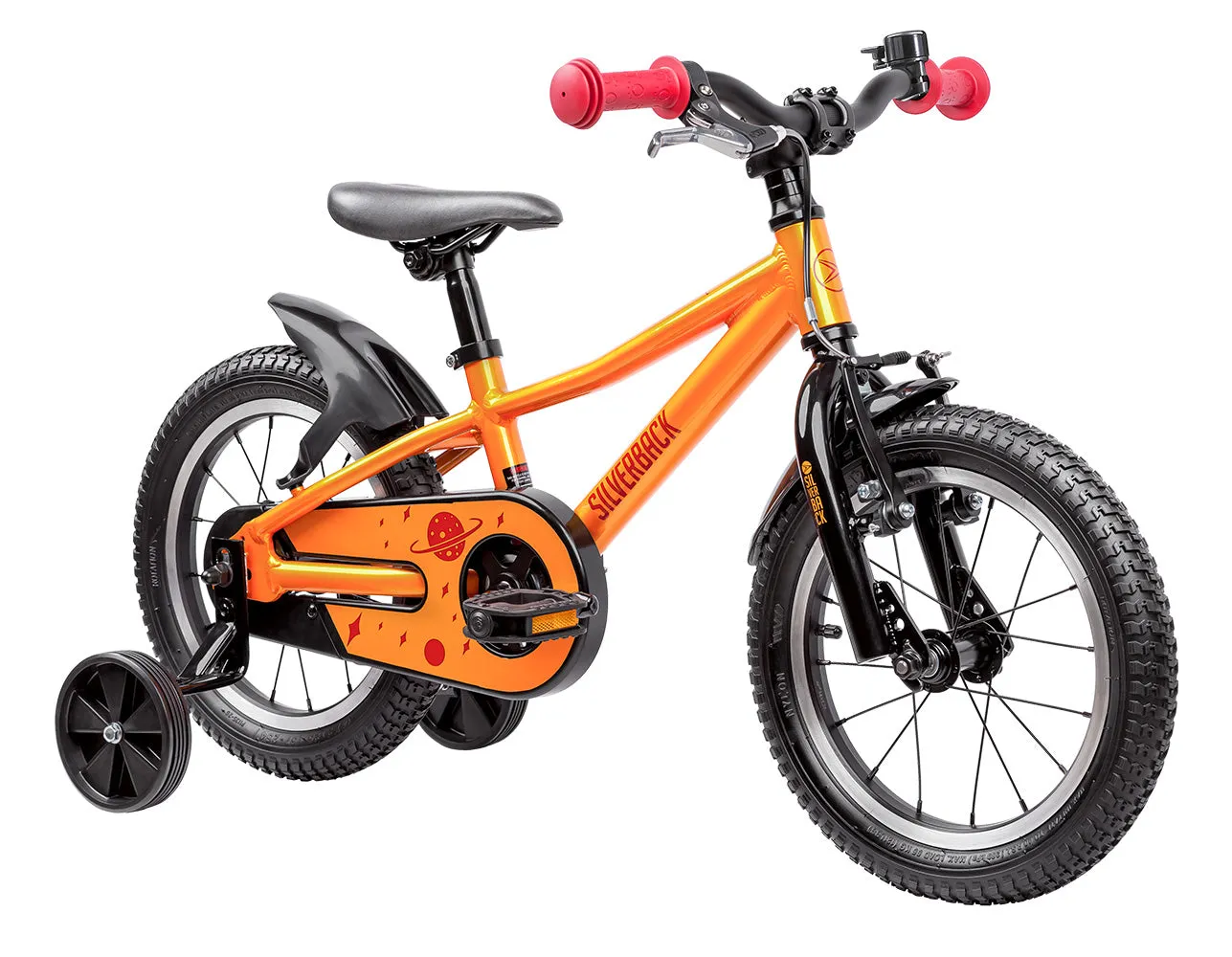 Silverback Skid 14 børnecykel 14" Flame Orange alu