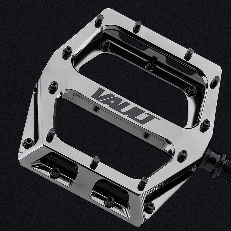 DMR Vault Black Chrome platformpedal concave alu