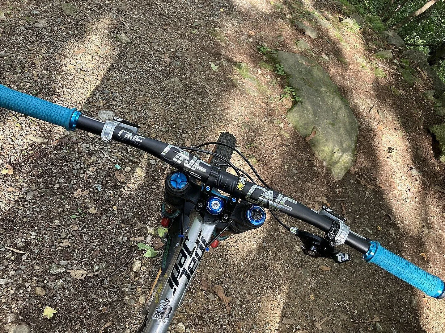 OneUp Carbon styr decals sæt lilla